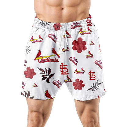 LIMITED EDITION - NEW CUSTOMIZED MLB24 SLC ST. LOUIS CARDINALS UNISEX HAWAIIAN SHIRT & SHORTS SET