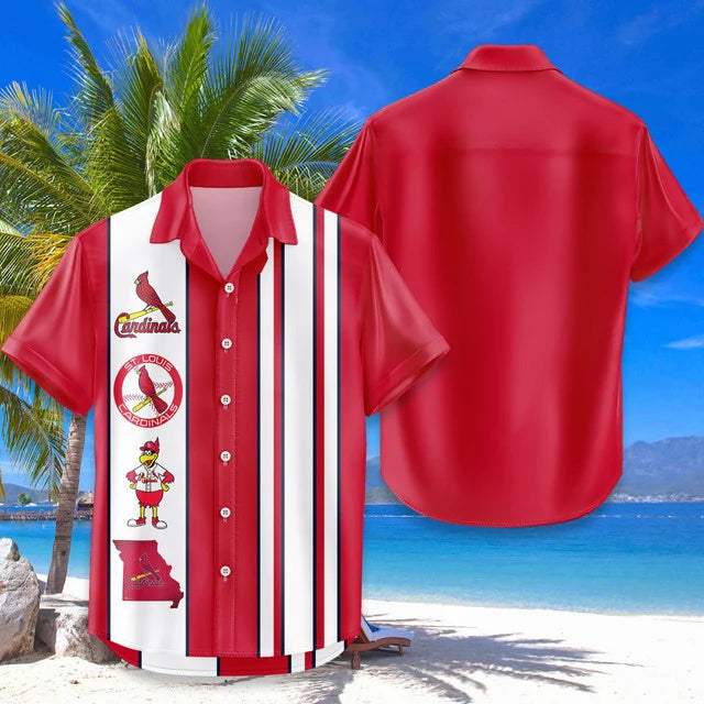 LIMITED EDITION - NEW CUSTOMIZED MLB24 SLC ST. LOUIS CARDINALS UNISEX HAWAIIAN SHIRT