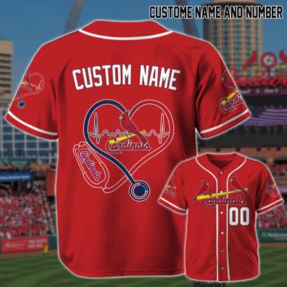 LIMITED EDITION - NEW CUSTOMIZED MLB24 SL CARDINALS BASEBALL JERSEY