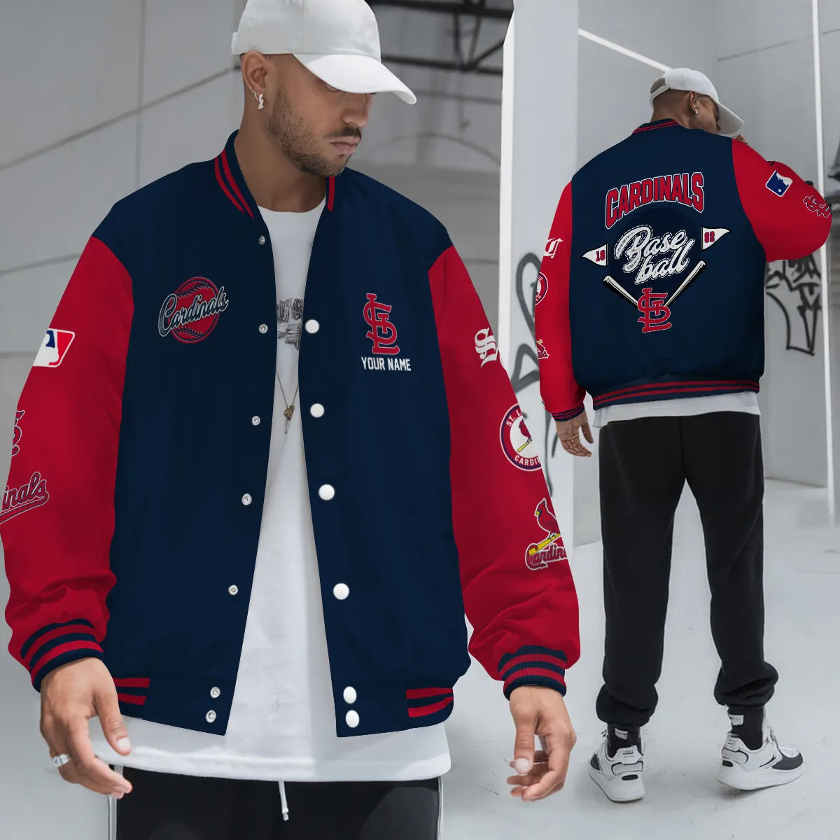 LIMITED EDITION - NEW PREMIUM MLB24 SLC ST. LOUIS CARDINALS VARSITY JACKET