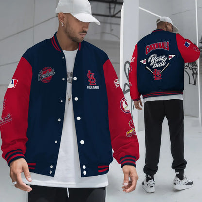 LIMITED EDITION - NEW PREMIUM MLB24 SLC ST. LOUIS CARDINALS VARSITY JACKET