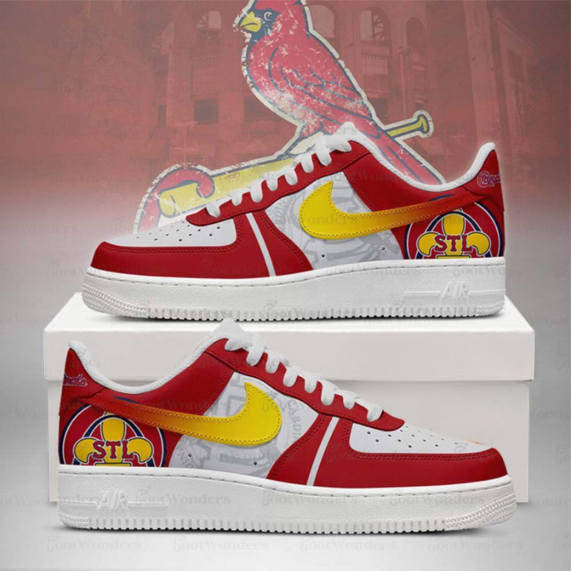 LIMITED EDITION - NEW CUSTOMIZED MLB24 SL CARDINALS AF1 SHOES