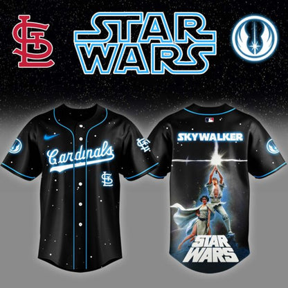 LIMITED EDITION - NEW CUSTOMIZED MLB24 SL CARDINALS x STAR WARS BASEBALL JERSEY
