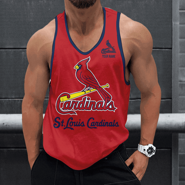 LIMITED EDITION - NEW CUSTOMIZED MLB24 ST. LOUIS CARDINALS UNISEX TANK TOP