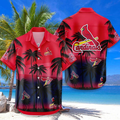 LIMITED EDITION - NEW CUSTOMIZED MLB24 SLC ST. LOUIS CARDINALS UNISEX HAWAIIAN SHIRT & SHORTS SET