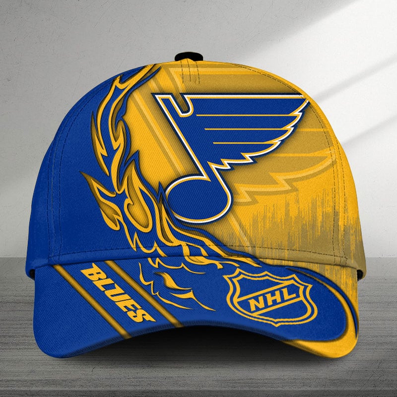 LIMITED EDITION - NEW CUSTOMIZED NHL14 SLB ST. LOUIS BLUES CLASSIC CAP