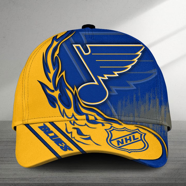 LIMITED EDITION - NEW CUSTOMIZED NHL14 SLB ST. LOUIS BLUES CLASSIC CAP