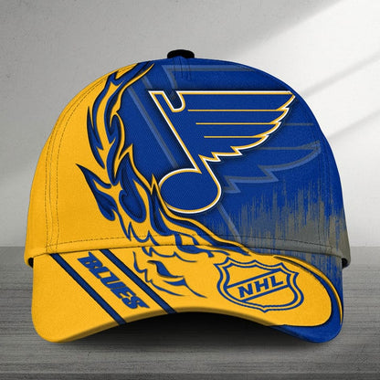 LIMITED EDITION - NEW CUSTOMIZED NHL14 SLB ST. LOUIS BLUES CLASSIC CAP