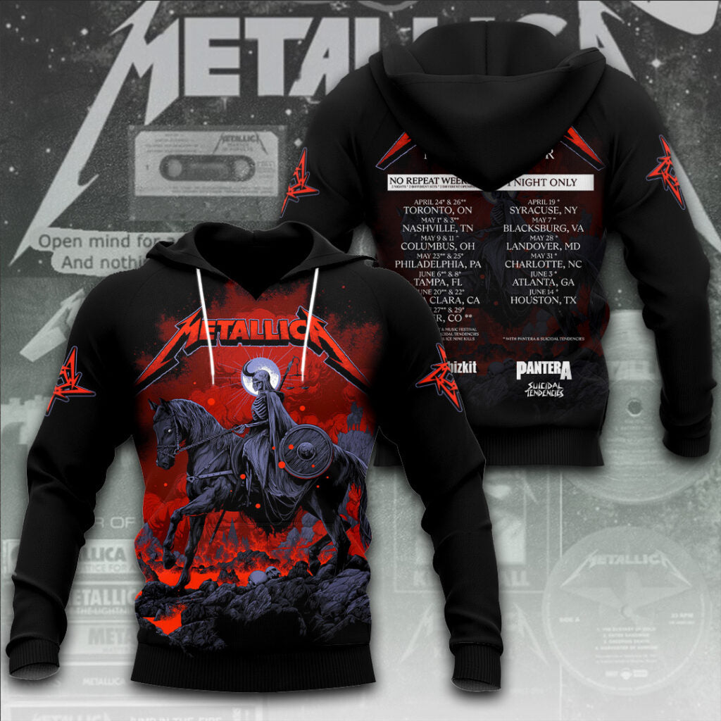 NEW PREMIUM METALLICA UNISEX T-SHIRT, POLO, HOODIE & JACKETS 2026