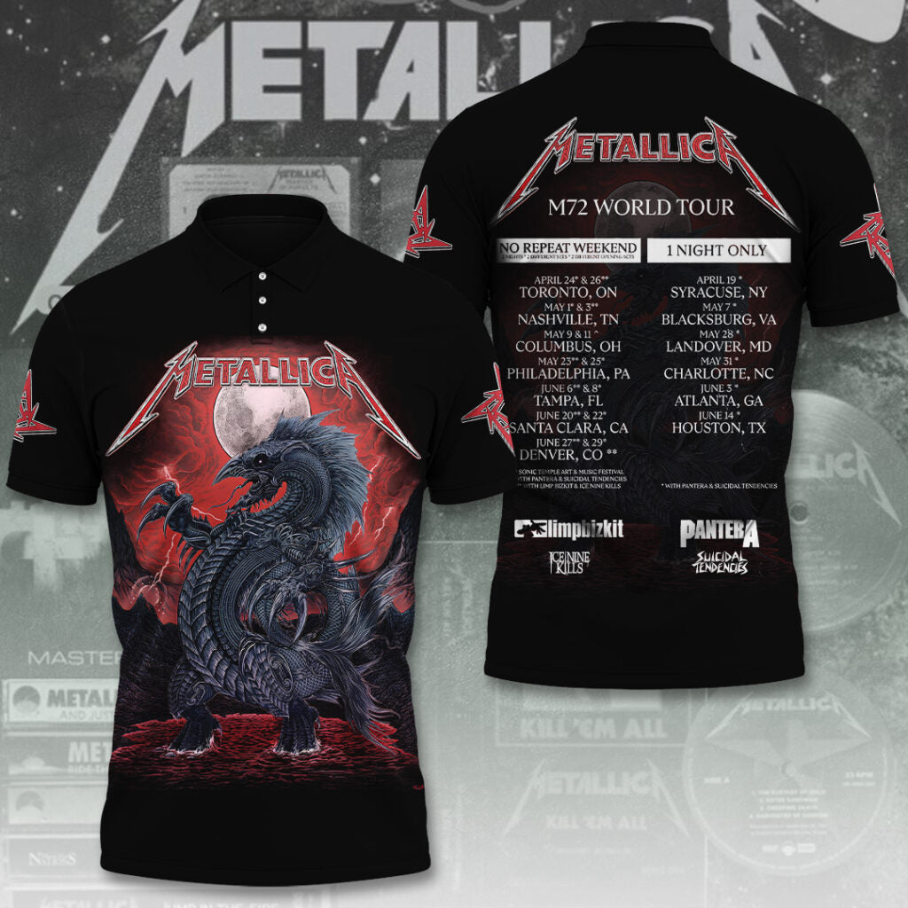 NEW PREMIUM METALLICA UNISEX T-SHIRT, POLO, HOODIE & JACKETS 2026