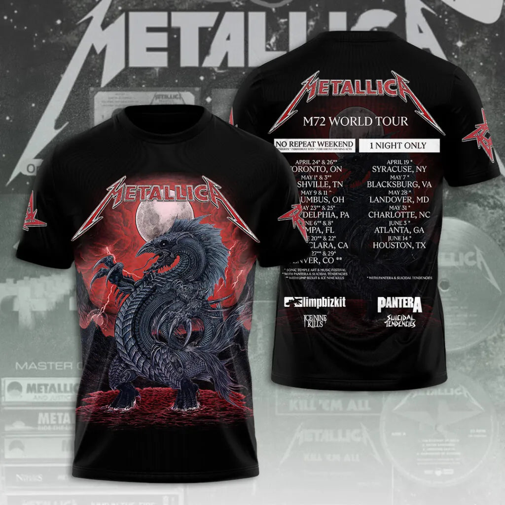 NEW PREMIUM METALLICA UNISEX T-SHIRT, POLO, HOODIE & JACKETS 2026