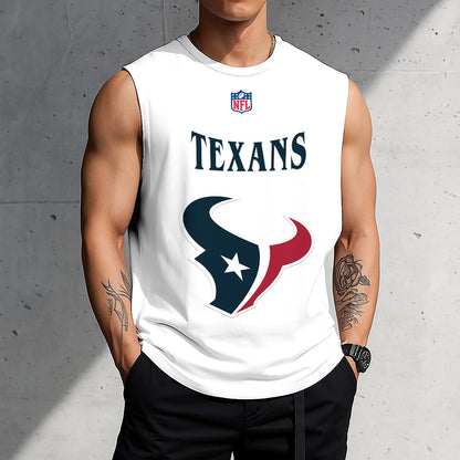 LIMITED EDITION - NEW CUSTOMIZED NFL15 HTT HOUSTON TEXANS TANKTOP & GYM SHIRT