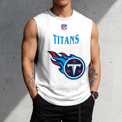 LIMITED EDITION - NEW CUSTOMIZED NFL31 TST TENNESSEE TITANS TANKTOP & GYM SHIRT