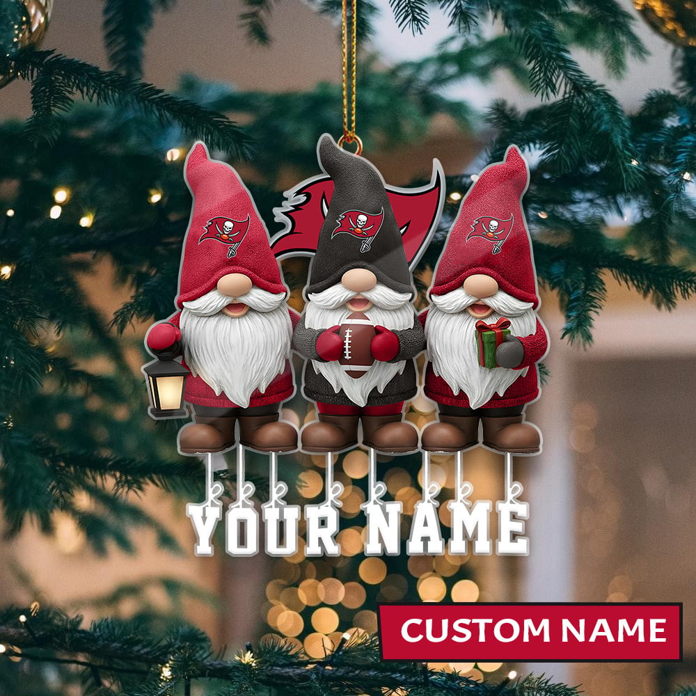 LIMITED EDITION - NEW CUSTOMIZED NFL10 TBB TAMPA BAY BUCCANEERS ORNAMENT