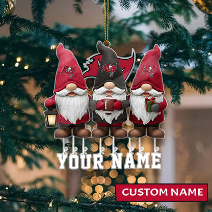 LIMITED EDITION - NEW CUSTOMIZED NFL10 TBB TAMPA BAY BUCCANEERS ORNAMENT
