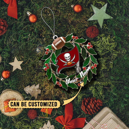 LIMITED EDITION - NEW CUSTOMIZED NFL10 TBB TAMPA BAY BUCCANEERS ACRYLIC ORNAMENT
