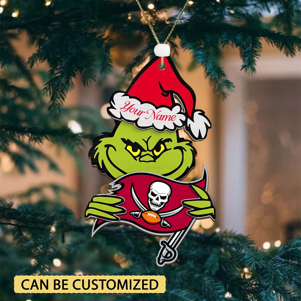 LIMITED EDITION - NEW CUSTOMIZED NFL10 TBB TAMPA BAY BUCCANEERS ACRYLIC ORNAMENT
