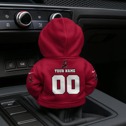 LIMITED EDITION - NEW CUSTOMIZED NFL10 TBB TAMPA BAY BUCCANEERS AUTOMOTIVE HOODIE SHIFT KNOB COVER
