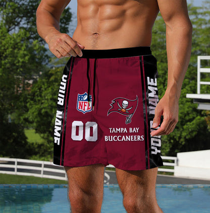 LIMITED EDITION - NEW CUSTOMIZED NFL10 TBB TAMPA BAY BUCCANEERS UNISEX SHORT PANTS