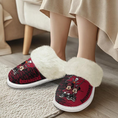 [SPECIAL OFFER] NEW CUSTOMIZED NFL10 TBB TAMPA BAY BUCCANEERS COTTON SLIPPERS