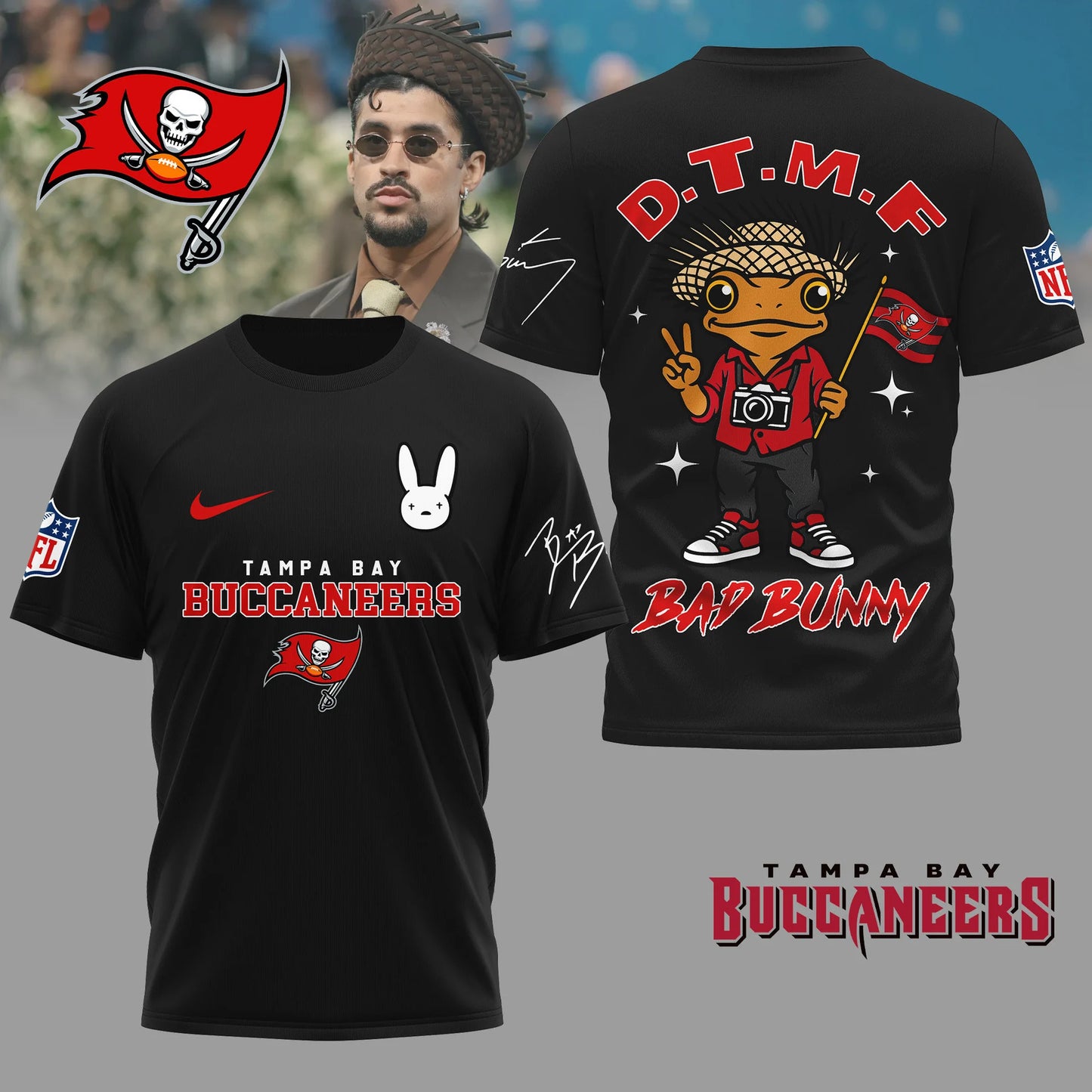 LIMITED EDITION - NEW CUSTOMIZED NFL10 TBB TAMPA BAY BUCCANEERS T-SHIRT, HOODIE, ZIP HOODIE