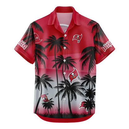 LIMITED EDITION - NEW CUSTOMIZED NFL10 TBB TAMPA BAY BUCCANEERS UNISEX HAWAIIAN SHIRT & SHORTS SET