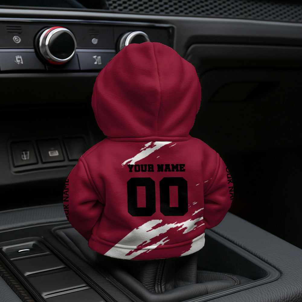 LIMITED EDITION - NEW CUSTOMIZED NFL10 TBB TAMPA BAY BUCCANEERS CAR HOODIE SHIFT KNOB COVER
