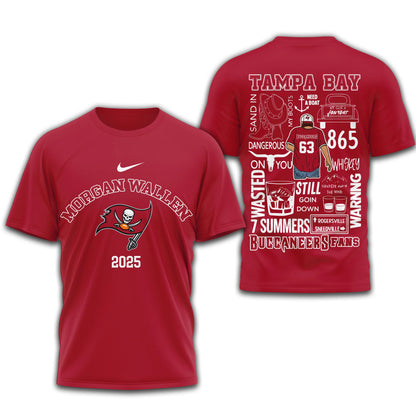 LIMITED EDITION - NEW CUSTOMIZED NFL10 TBB TAMPA BAY BUCCANEERS T-SHIRT | MULTIPLE COLORS AVAILABLE