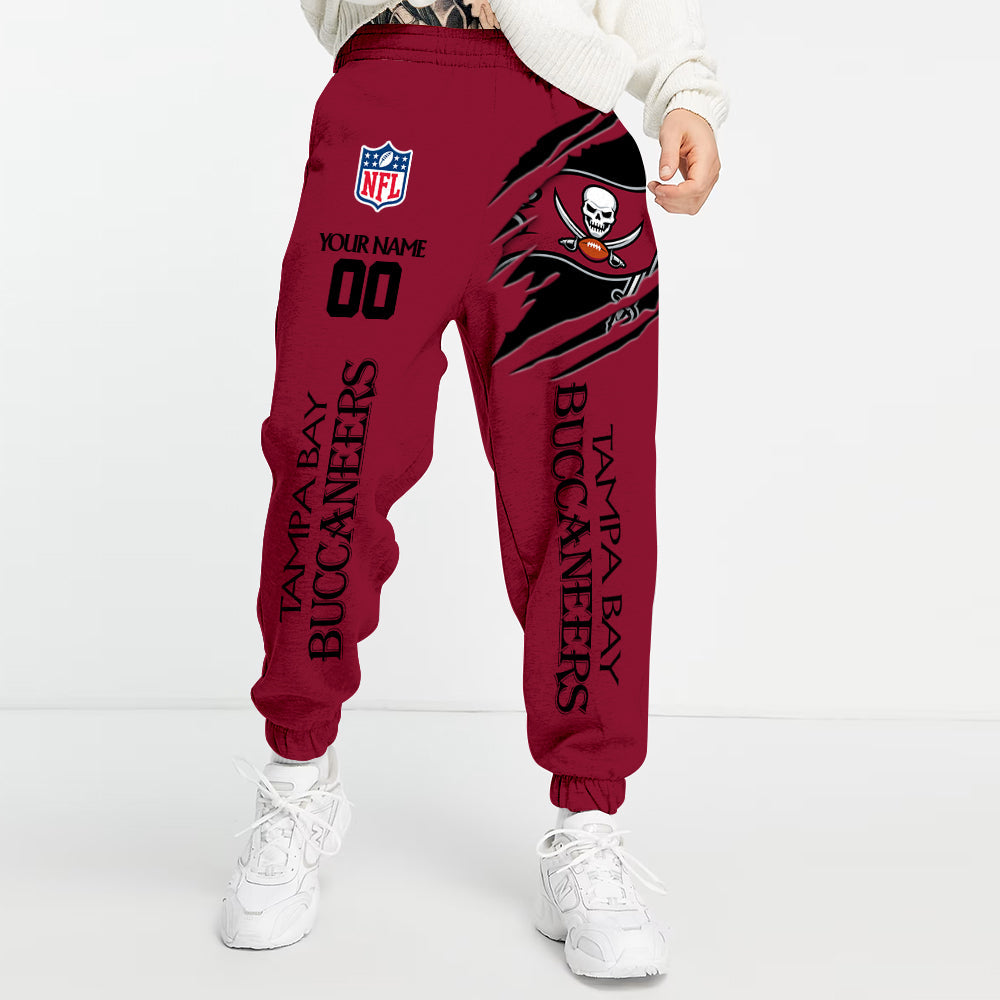 LIMITED EDITION - NEW PREMIUM NFL10 TBB TAMPA BAY BUCCANEERS UNISEX LONG PANTS