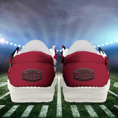 LIMITED EDITION - NEW CUSTOMIZED NFL10 TBB TAMPA BAY BUCCANEERS LOAFER SHOES