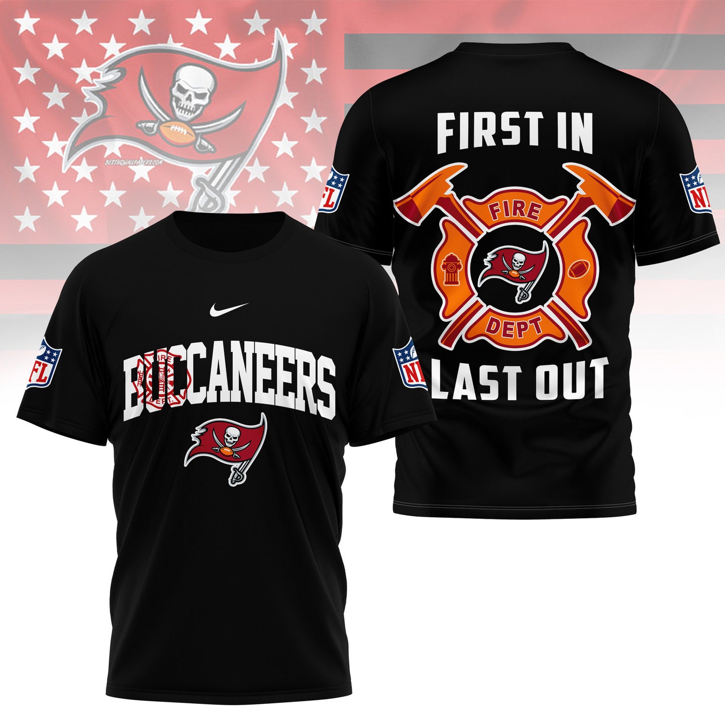 LIMITED EDITION - NEW CUSTOMIZED NFL10 TBB TAMPA BAY BUCCANEERS T-SHIRT | MULTIPLE COLORS AVAILABLE