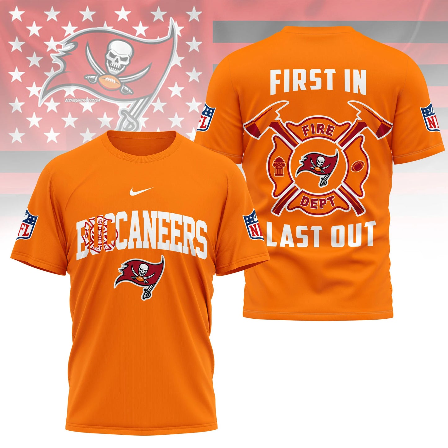 LIMITED EDITION - NEW CUSTOMIZED NFL10 TBB TAMPA BAY BUCCANEERS T-SHIRT | MULTIPLE COLORS AVAILABLE