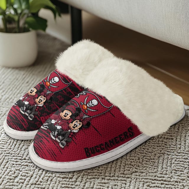 [SPECIAL OFFER] NEW CUSTOMIZED NFL10 TBB TAMPA BAY BUCCANEERS COTTON SLIPPERS