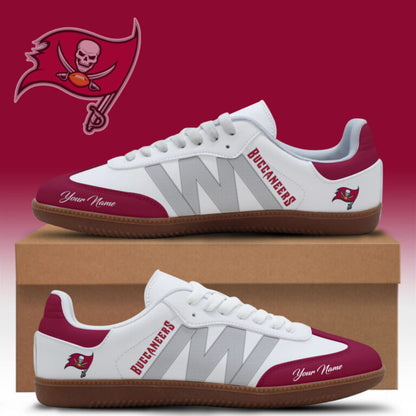 LIMITED EDITION - NEW CUSTOMIZED NFL10 TBB TAMPA BAY BUCCANEERS CLASSIC SNEAKERS