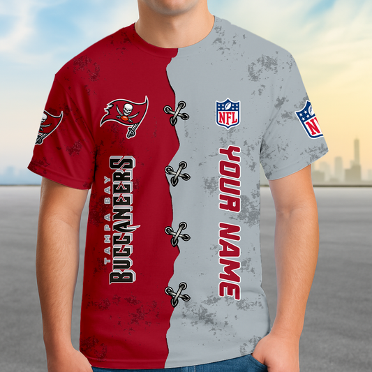 LIMITED EDITION - NEW CUSTOMIZED NFL10 TBB TAMPA BAY BUCCANEERS UNISEX T-SHIRT, POLO, HOODIE & JACKETS