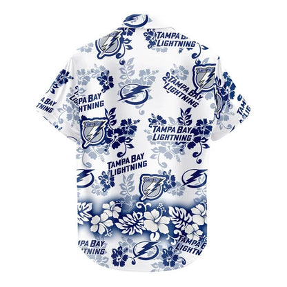 LIMITED EDITION - NEW CUSTOMIZED NHL12 TPL TAMPA BAY LIGHTNING UNISEX HAWAIIAN SHIRT & SHORTS SET