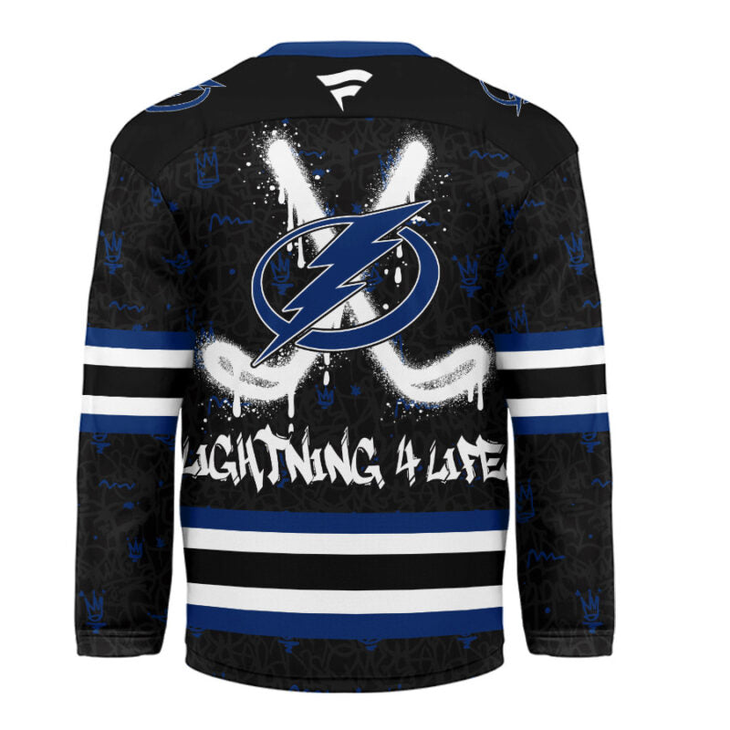 LIMITED EDITION - NEW CUSTOMIZED NHL12 TB LIGHTNING UNISEX HOCKEY JERSEY