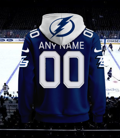 LIMITED EDITION - NEW CUSTOMIZED NHL12 TPL TAMPA BAY LIGHTNING UNISEX T-SHIRT, POLO, HOODIE & JACKETS
