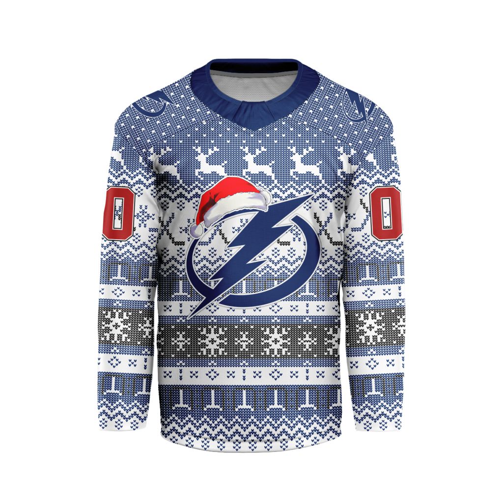 LIMITED EDITION - NEW CUSTOMIZED NHL12 TPL TAMPA BAY LIGHTNING LONG SLEEVED T-SHIRT