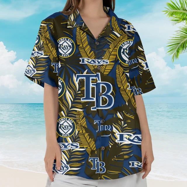 LIMITED EDITION - NEW CUSTOMIZED MLB21 TBR TAMPA BAY RAYS UNISEX HAWAIIAN SHIRT
