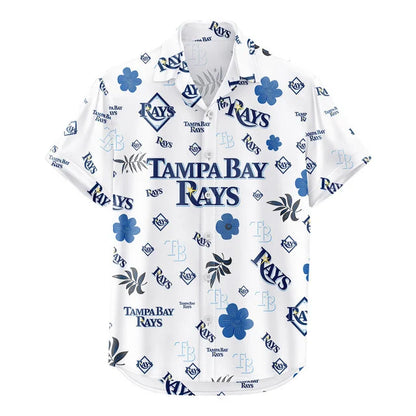 LIMITED EDITION - NEW CUSTOMIZED MLB21 TBR TAMPA BAY RAYS UNISEX HAWAIIAN SHIRT & SHORTS SET