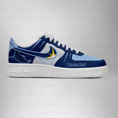 LIMITED EDITION - NEW CUSTOMIZED MLB21 TB RAYS AF1 SHOES