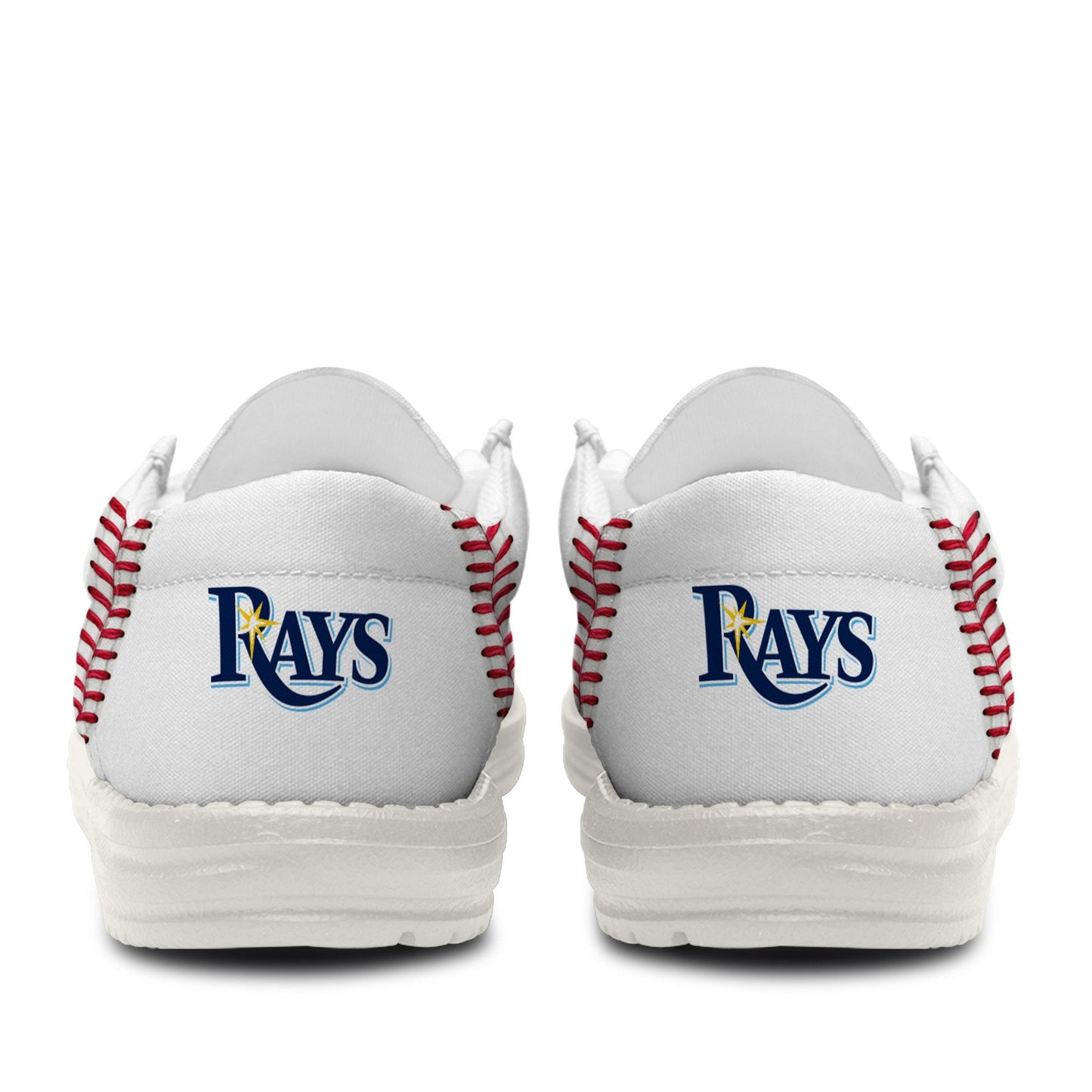 LIMITED EDITION - NEW CUSTOMIZED MLB21 TBR TAMPA BAY RAYS LOAFER SHOES