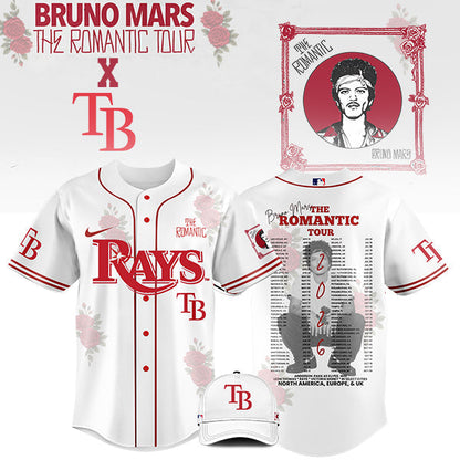 [FLASH SALE] NEW CUSTOMIZED MLB21 TB RAYS x BRUNO MARS BASEBALL JERSEY