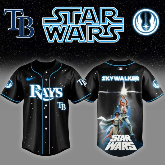 LIMITED EDITION - NEW CUSTOMIZED MLB21 TB RAYS x STAR WARS BASEBALL JERSEY