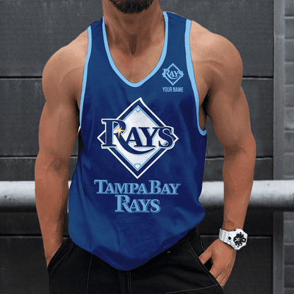 LIMITED EDITION - NEW CUSTOMIZED MLB21 TAMPA BAY RAYS UNISEX TANK TOP