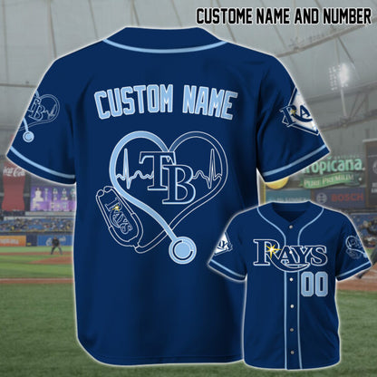LIMITED EDITION - NEW CUSTOMIZED MLB21 TB RAYS BASEBALL JERSEY