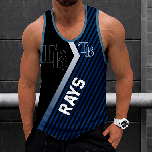 LIMITED EDITION - NEW CUSTOMIZED MLB21 TAMPA BAY RAYS UNISEX TANK TOP