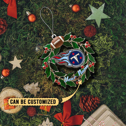 LIMITED EDITION - NEW CUSTOMIZED NFL31 TST TENNESSEE TITANS ACRYLIC ORNAMENT