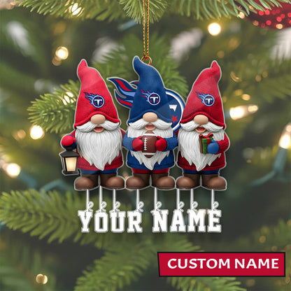 LIMITED EDITION - NEW CUSTOMIZED NFL31 TST TENNESSEE TITANS ORNAMENT